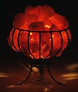 Salt Lamp Prosperity Basket