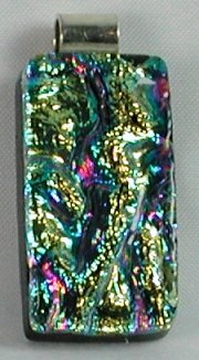 Dichroic Glass Pendants