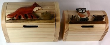 Wooden Money Boxes